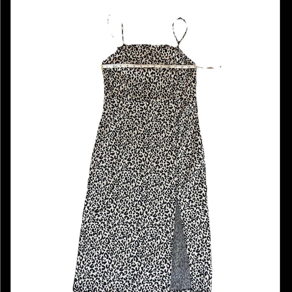 Zara Animal Print Midi Dress - Picture 2 of 4